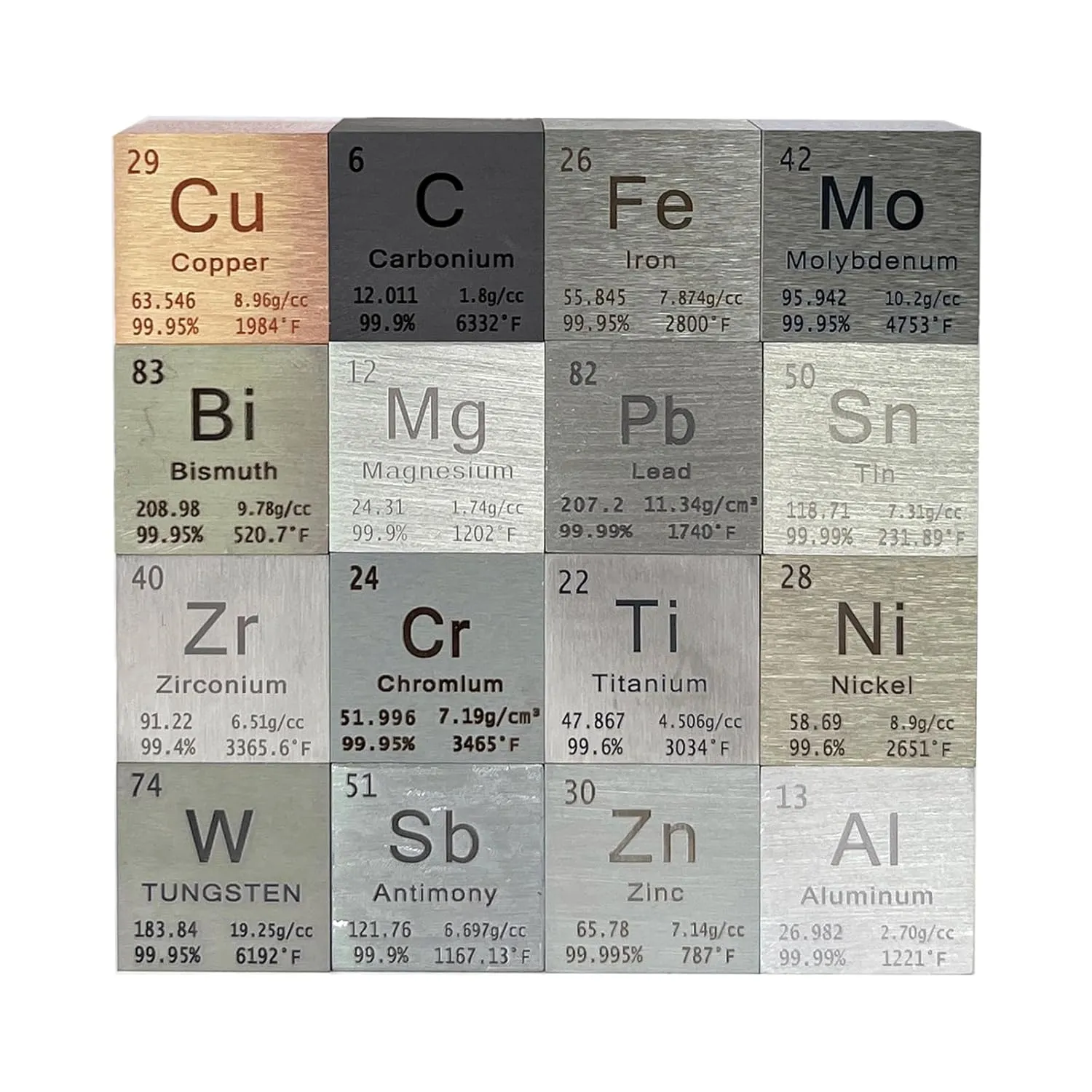1 Inch Tin Cube Metal Density, High Density Element Cube Pure Metal, for Element Collections Lab Experiment Material,Elemental Collection Hobby,Gift for Children (Tin-Sn)