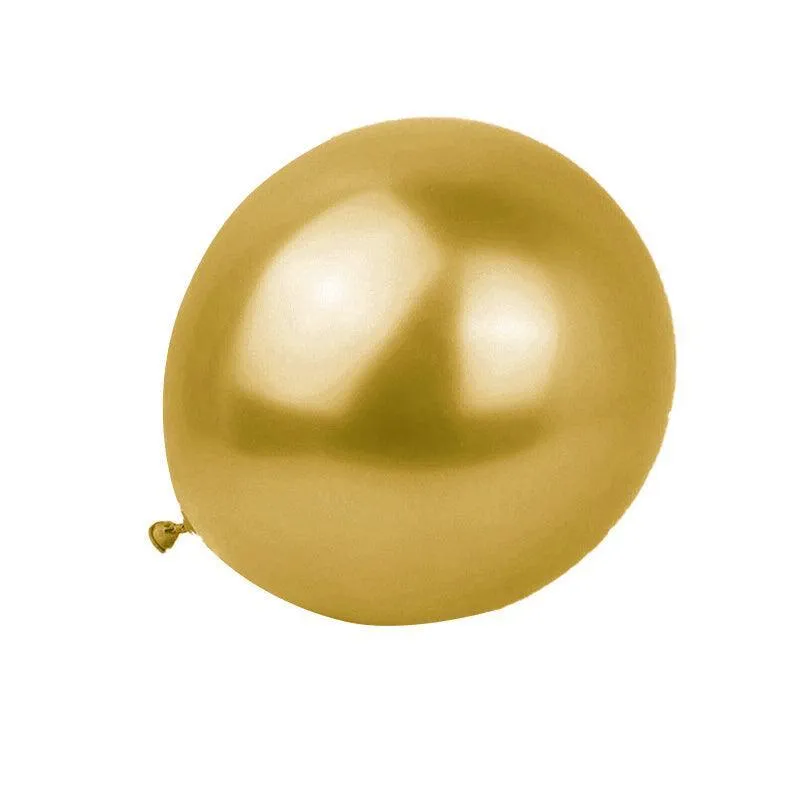 10/50X 30cm Metallic Chrome Balloons for Birthday & Wedding Parties