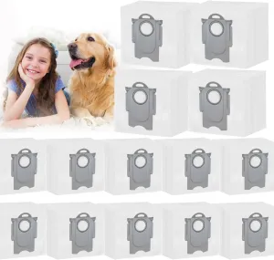 14 Pack Q5 Dust Bag Compatible with Roborock S8 Pro Ultra, S8 , Q7 Max , Q8 Max , Q5 Max , Q5 , Q5 Pro , S7 Max Ultra, S7 MaxV Ultra, Q7  Robot Vacuum Cleaner, 3L Large Capacity Disposable Bag