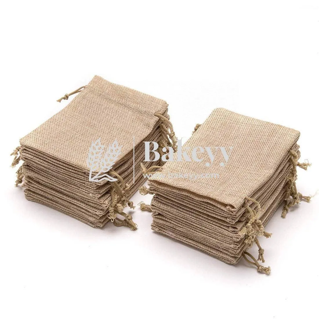 22x31 CM | Jute Potli Bag | Gift Return Gifts Bags| Natural Jute Colour | Drawstring Bags