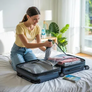 25-Pack Heavy-Duty Premium Vacuum Storage Bags – 80% Space Saving! 5 Jumbo/5 Large/5 Medium/5 Small/5 Roll Bags   FREE Travel Hand Pump. Ultra-Thick, Airtight & Reusable