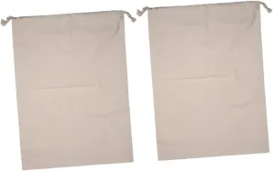 2Pcs Washable Drawstring Laundry Bags for Washing Machine Bags for Travel for Curtains Beige Color