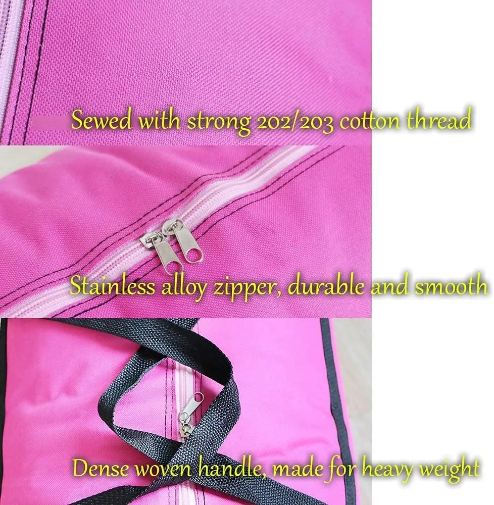 3pcs Extra Large 26.5 gal Heavy duty Storage Bags with Strong Handle, Travel Duffel Clothes Bags for Moving, Travelling, Camping, Festival Decorations Storage