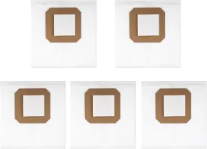 5 pack Central Vacuum Filter Bags for Vacuflo Maxum 5 7 9, Replacement Central Vacuum Cleaning Device DB5000-DB9000.