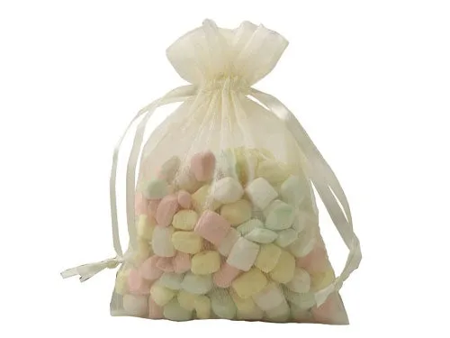 5" x 7" Organza Favor Bags (12 Pcs)