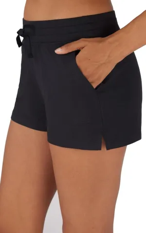 90 Degree By Reflex Lightweight Lounge Heather Shorts Drawstring Casual Summer Sleep Short Shorts for Women