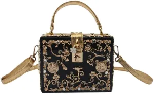 Acrylic Purse Clutch Bags Perspex Carved Bag Evening Handbags for Women Crystal Crossbody Shoulder Purse Wedding