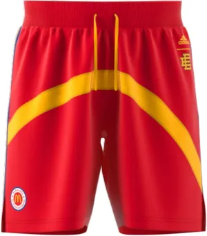 adidas Men's Eric Emanuel McDonald's Basketball Shorts, Red
