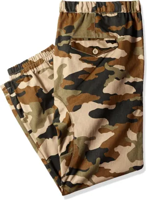 Akademiks Men's Nollie Solid Twill Jogger