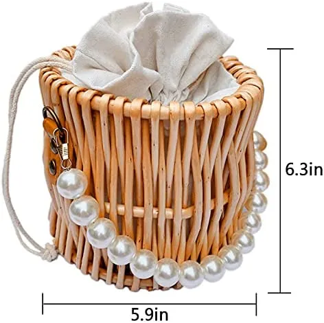 Aktudy Store Wicker Bag