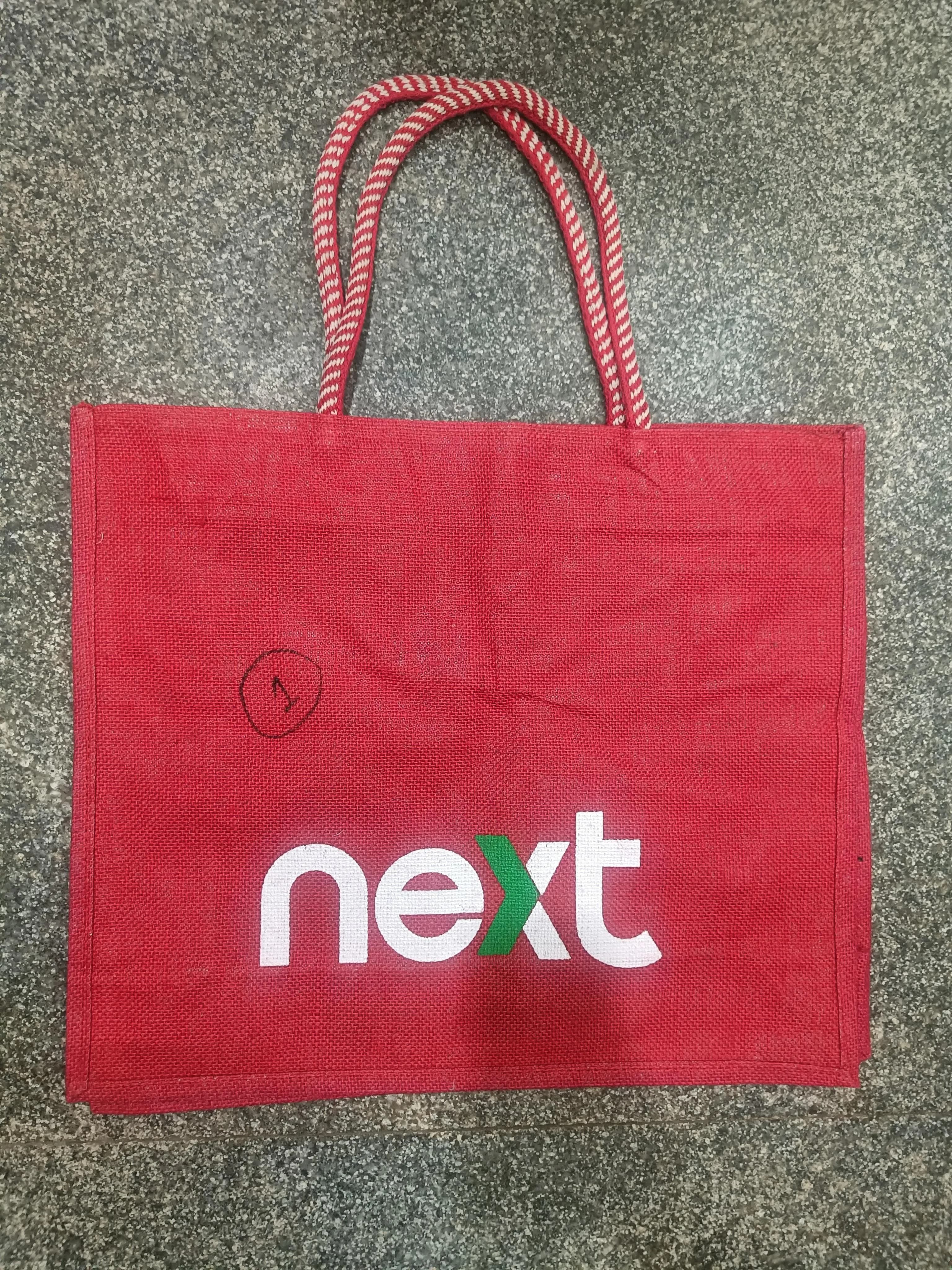 AM2901 Next Eco Friendly Jute Bag for Grocery Shopping with Zip by Meme jumbo
