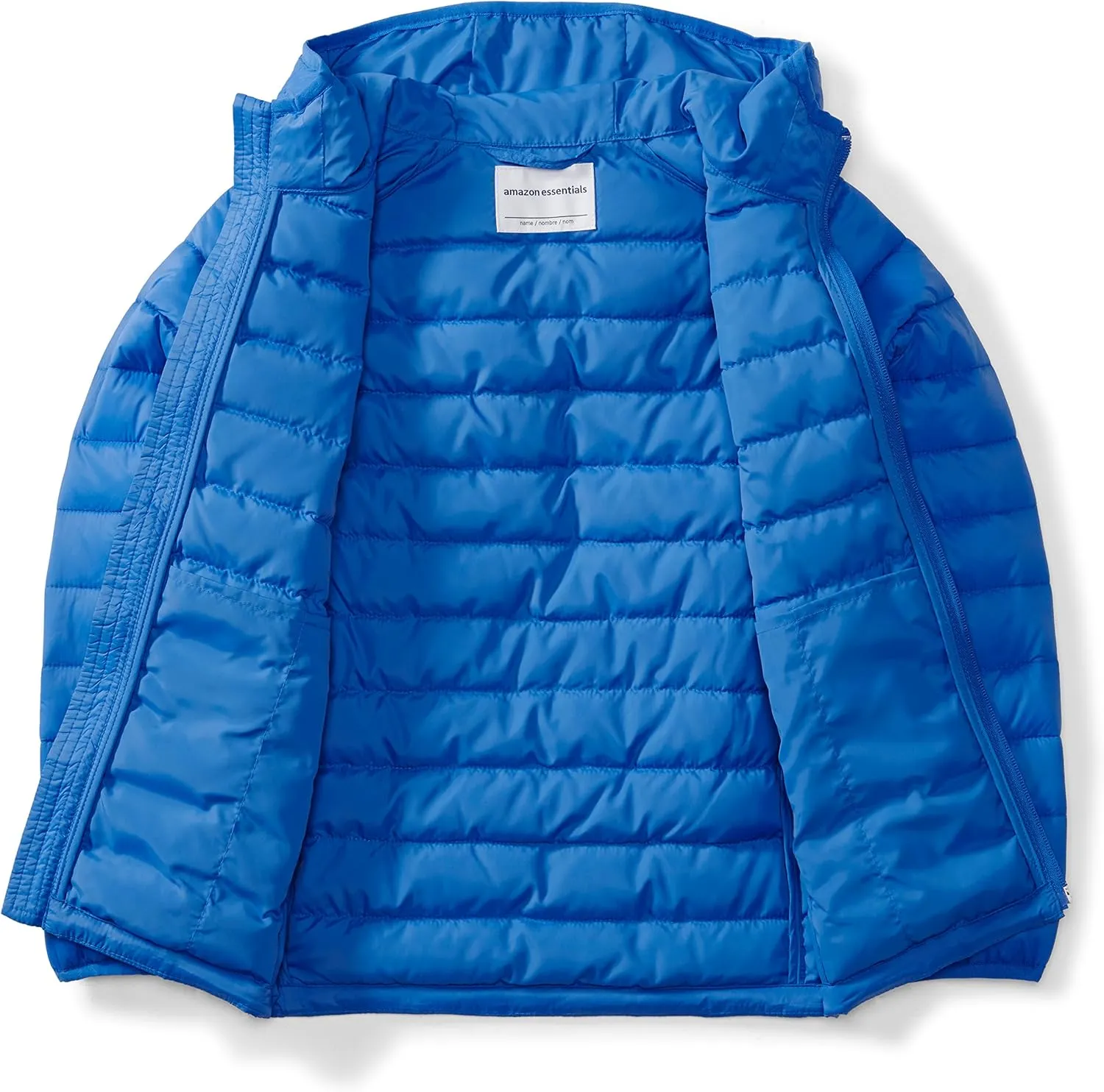 Amazon Essentials Boys and Toddlers' Lightweight Water-Resistant Packable Hooded Puffer Jacket