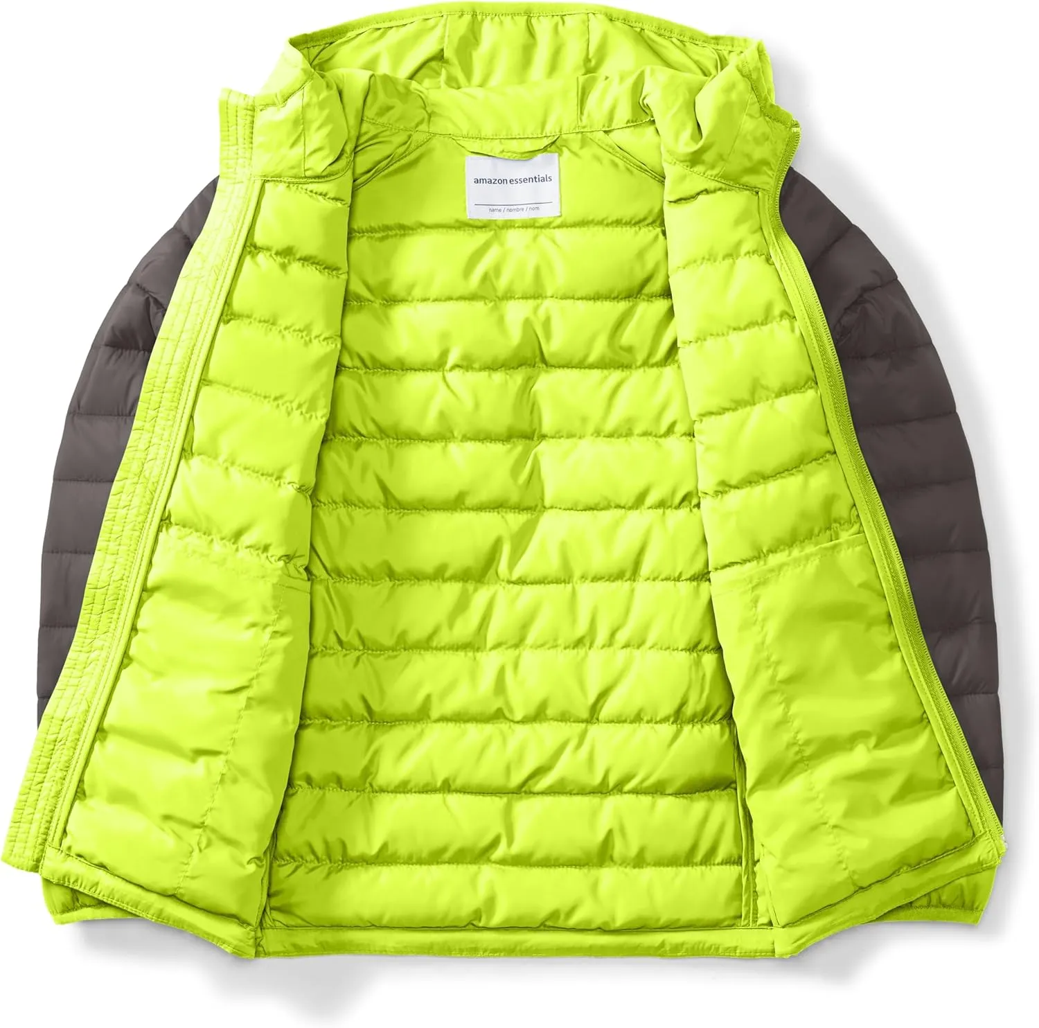 Amazon Essentials Boys and Toddlers' Lightweight Water-Resistant Packable Hooded Puffer Jacket