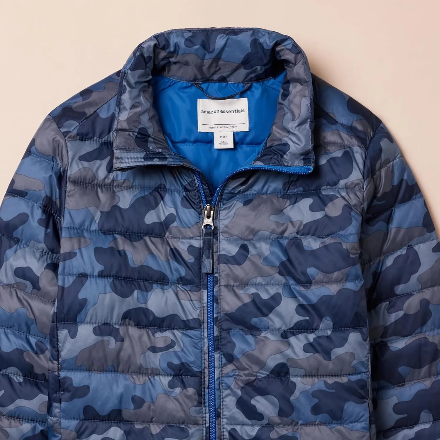 Amazon Essentials Boys and Toddlers' Lightweight Water-Resistant Packable Puffer Jacket
