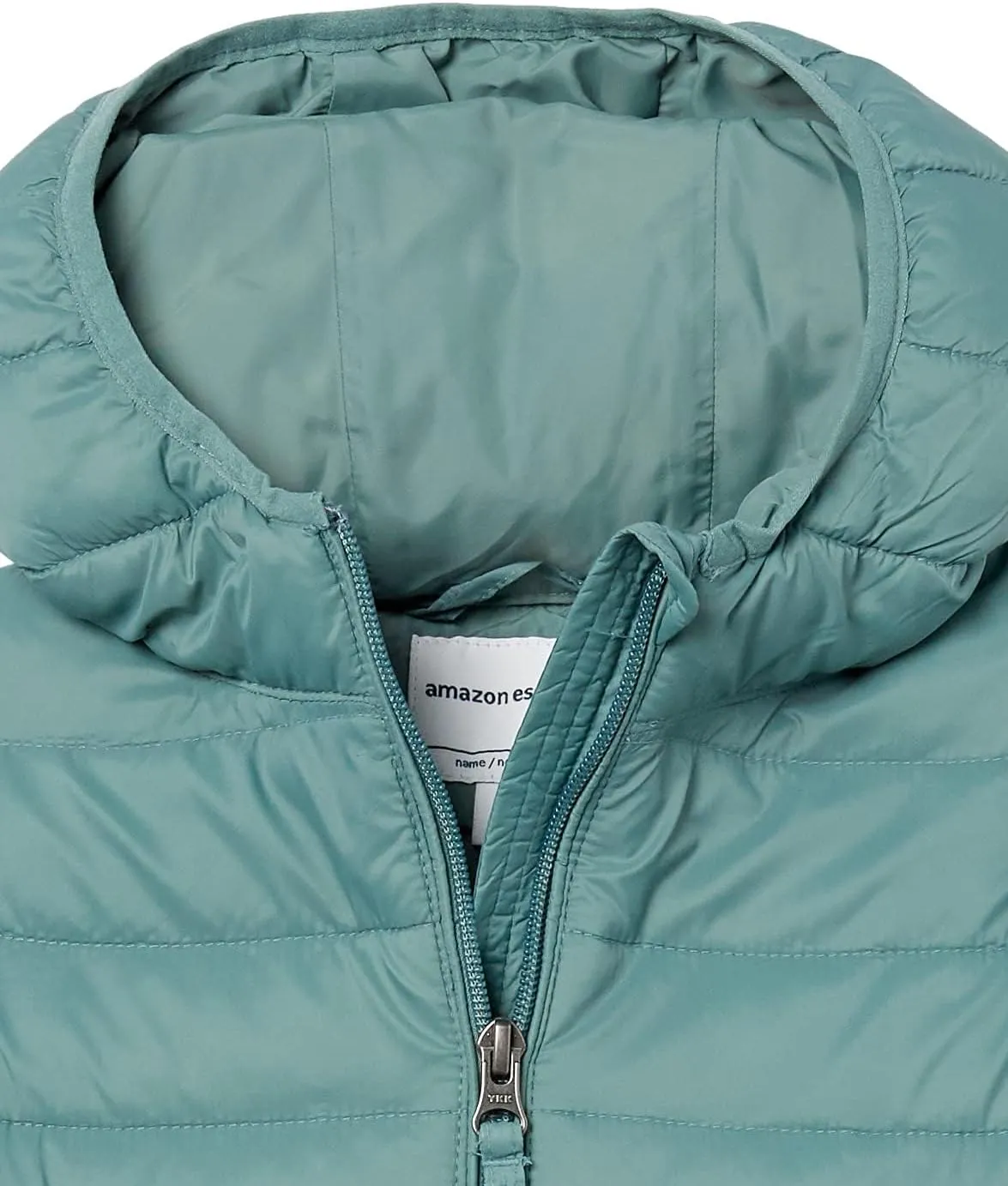Amazon Essentials Girls and Toddlers' Lightweight Water-Resistant Packable Hooded Puffer Jacket