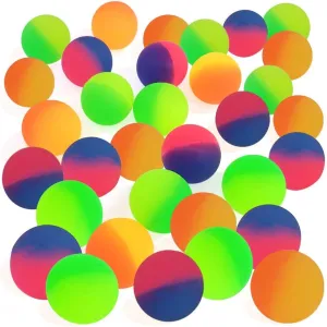 ArtCreativity 1 Inch ICY Bouncy Balls for Kids, Bulk Set of 144, Bouncing Balls with a Frosty Look & Extra-High Bounce, Frozen Birthday Party Favors, Goodie Bag & Piñata Fillers, Fun Assorted Colors