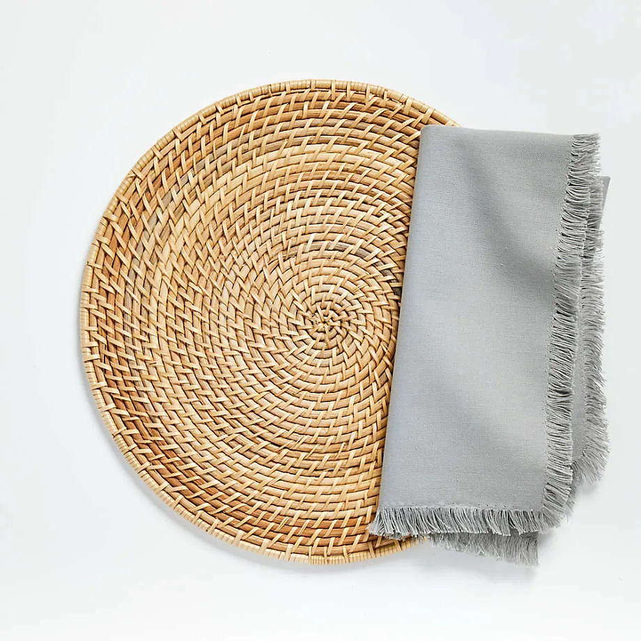 Artesia Natural Round Placemat