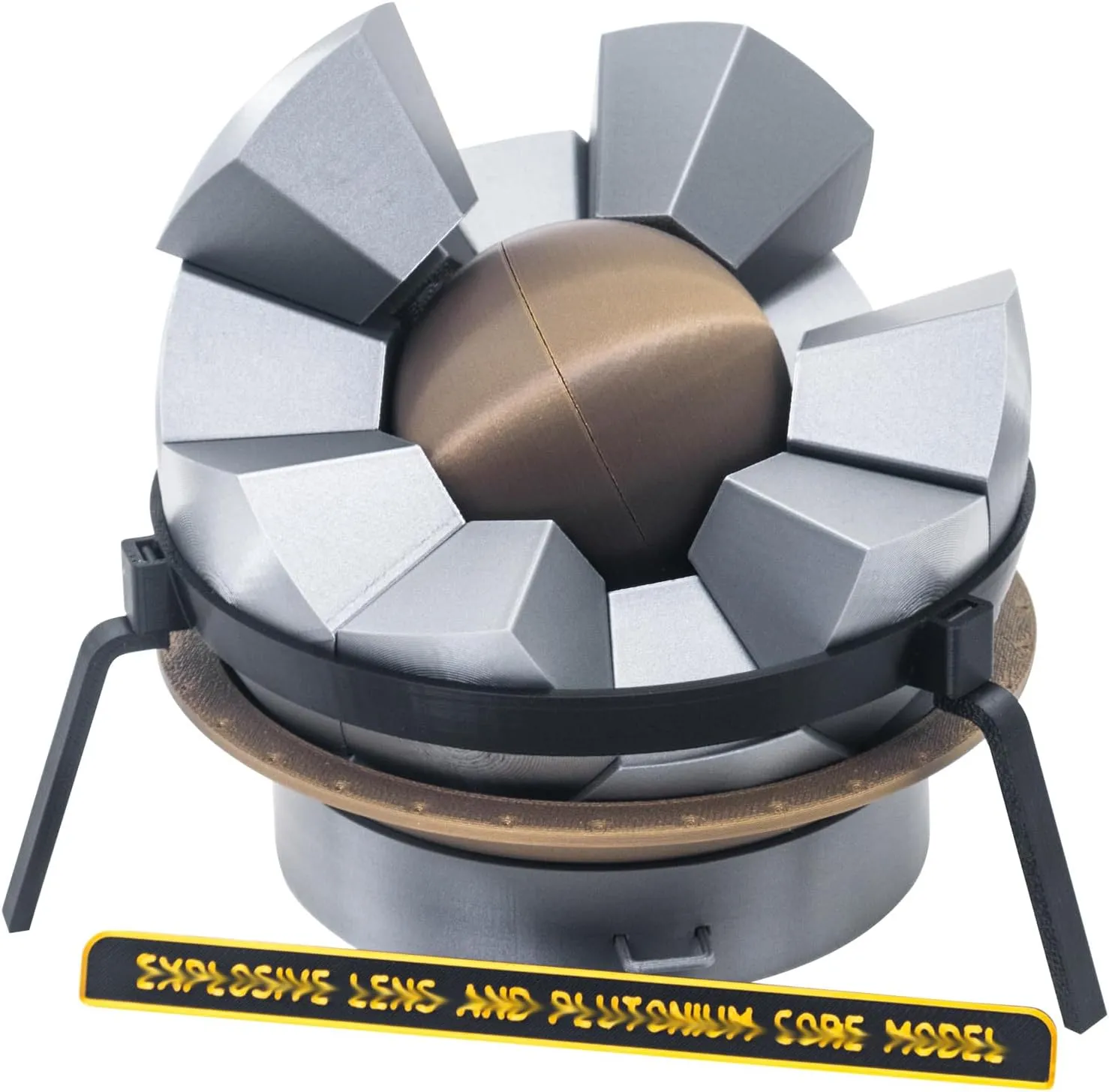 Atomic Bomb Nuke Plutonium Sphere Internal Model, Explosive Lens,Oppenheimer 3D Craft, Simulation Geometry Assembly Toys Kit, Science Education Tools, Military Fans Collectibles Ornament Birthday Gift