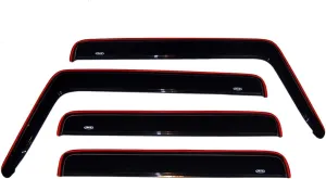 Auto Ventshade [AVS] Outside Mount Rain Guards for 2003 - 2009 Hummer H2 | Window Vent Visors, 4 pcs. - Smoke | 94329