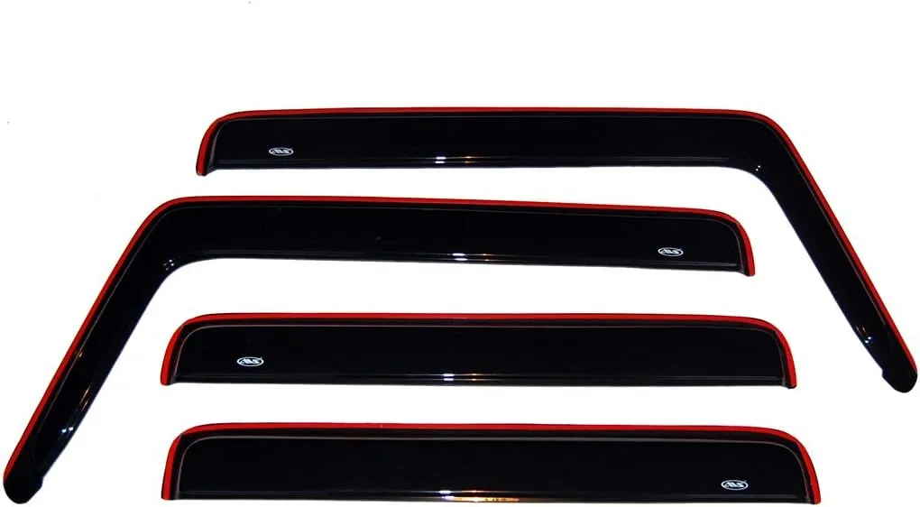Auto Ventshade [AVS] Outside Mount Rain Guards for 2003 - 2009 Hummer H2 | Window Vent Visors, 4 pcs. - Smoke | 94329