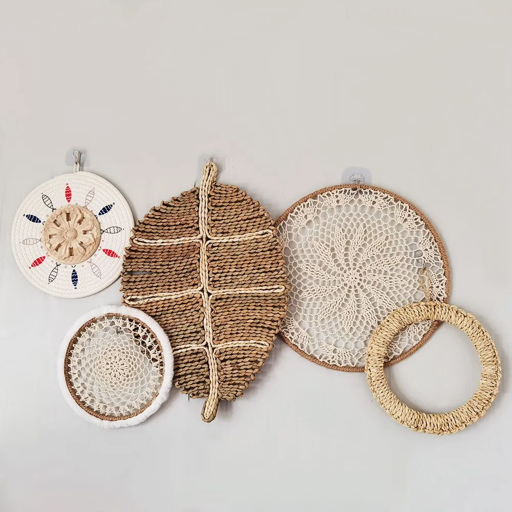 Autumn Rattan Wall Art Set