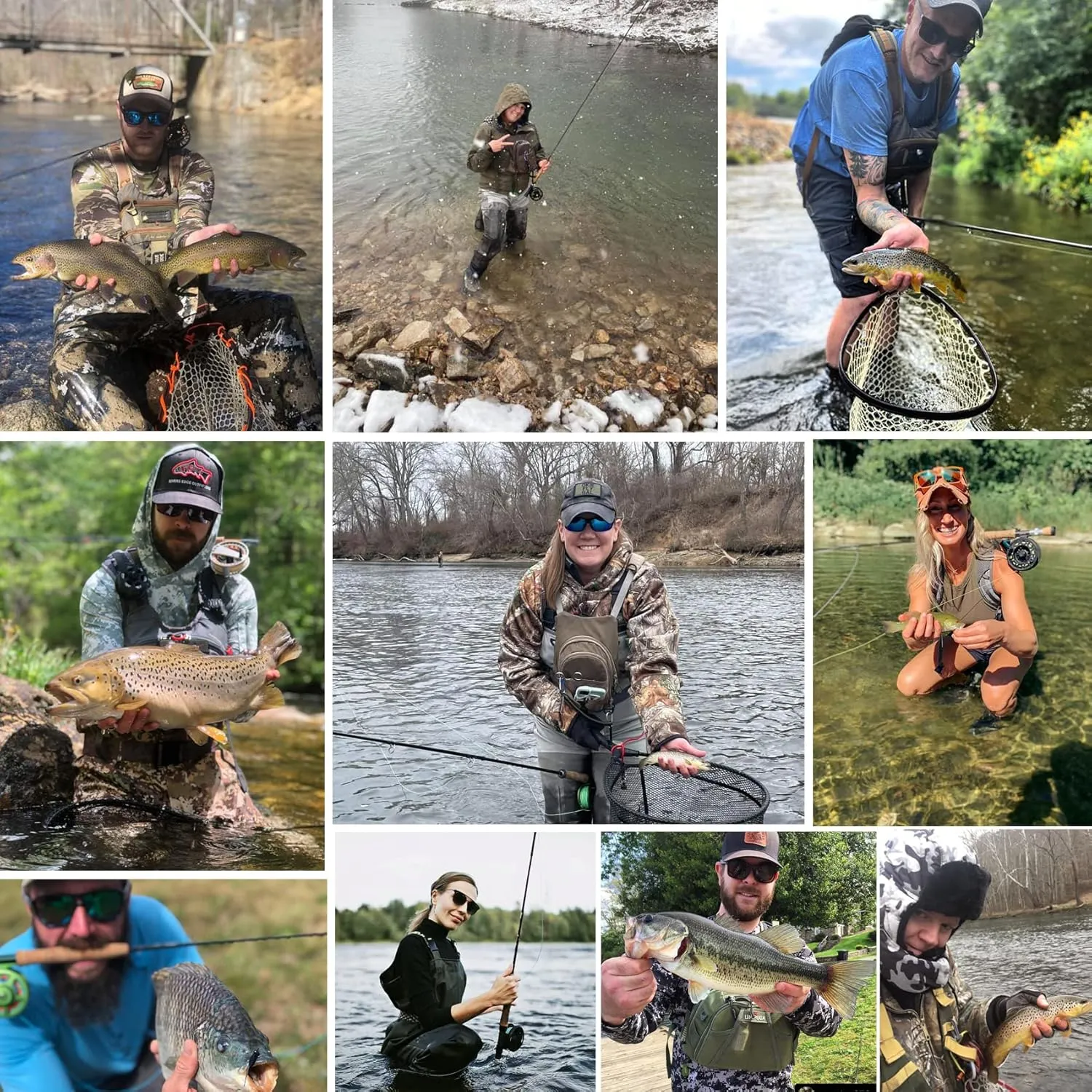 Aventik Fly Fishing Rods European Master Design Wild Trout Ultra Fast TroutFly 9’ LW4, LW5, LW6, 9’LW5/6 and 9’6” LW6/7, All in 4 Pieces Ultra Fast Action Best Value