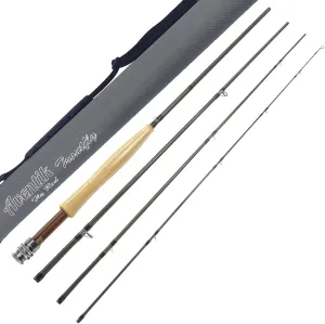Aventik Fly Fishing Rods European Master Design Wild Trout Ultra Fast TroutFly 9’ LW4, LW5, LW6, 9’LW5/6 and 9’6” LW6/7, All in 4 Pieces Ultra Fast Action Best Value