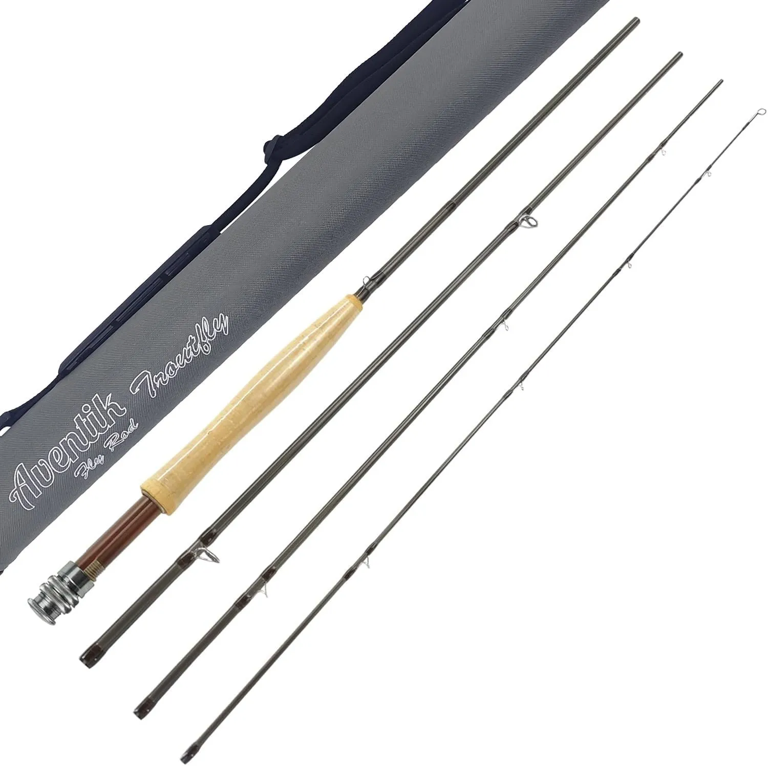Aventik Fly Fishing Rods European Master Design Wild Trout Ultra Fast TroutFly 9’ LW4, LW5, LW6, 9’LW5/6 and 9’6” LW6/7, All in 4 Pieces Ultra Fast Action Best Value