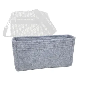 Bag Organizer for Dior Safari Bag with Strap Bag - Premium Felt Purse Handbag Insert Liner Shaper (Handmade) Soft Structure Support (20 Color Options)