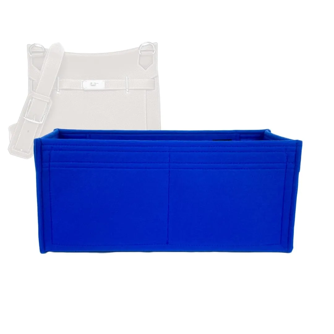 Bag Organizer for Hermes Jypsiere 31 - Premium Felt Purse Handbag Insert Liner Shaper (Handmade) Soft Structure Support (25 Color Options)