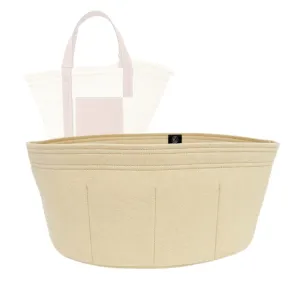 Bag Organizer for Loewe Medium Basket Bag in Raffia - Premium Felt Purse Handbag Insert Liner Shaper (Handmade) Soft Structure Support (25 Color Options)