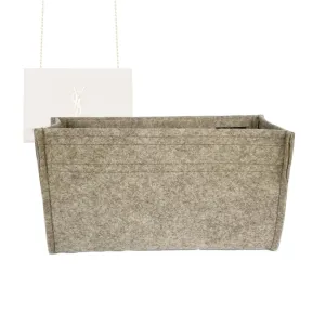 Bag Organizer for Saint Laurent Kate Small (Bag Length 20cm|7 3/4″) - Premium Felt Purse Handbag Insert Liner Shaper (Handmade) Soft Structure Support (25 Color Options)