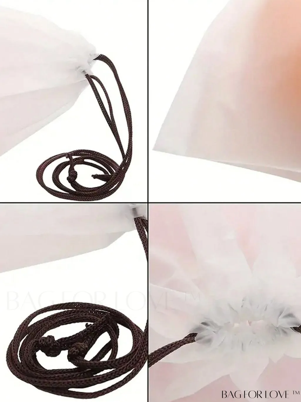 BagForLove - 10pcs Travel Shoe Storage Bags - Portable, Dust-Proof Drawstring Pouch