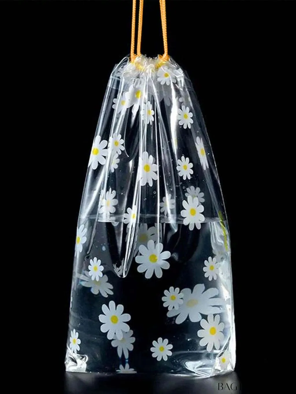 BagForLove - 5pcs Waterproof Storage Bags with Daisy Pattern: Portable, Organize Clothes, Shoes, Makeup, and Toiletries