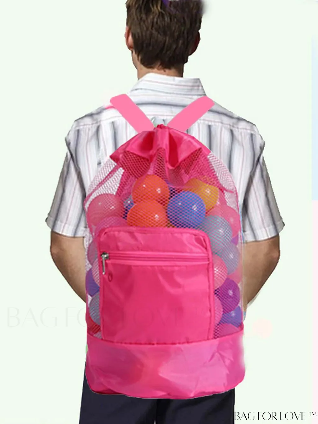 BagForLove - Beach Toy Storage Backpack: Convenient and Spacious Double Shoulder Bag