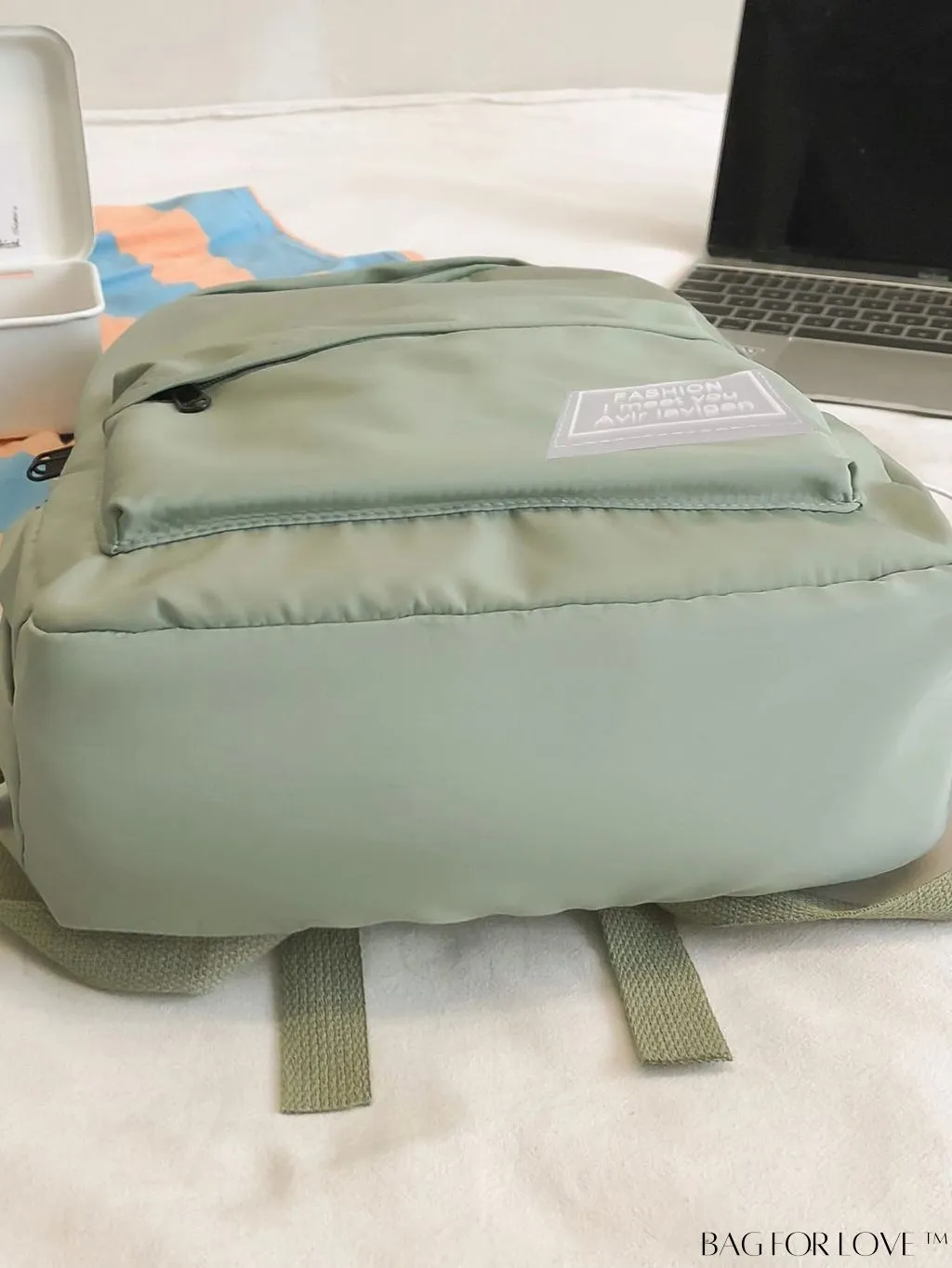 BagForLove - College Letter Patch Backpack: Stylish & Practical Bag for School