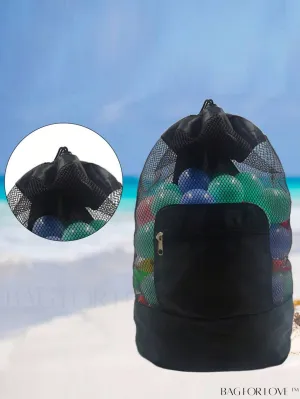 BagForLove - Durable Beach Backpack with Adjustable Strap - Ideal for Swimming and Beach Toy Storage