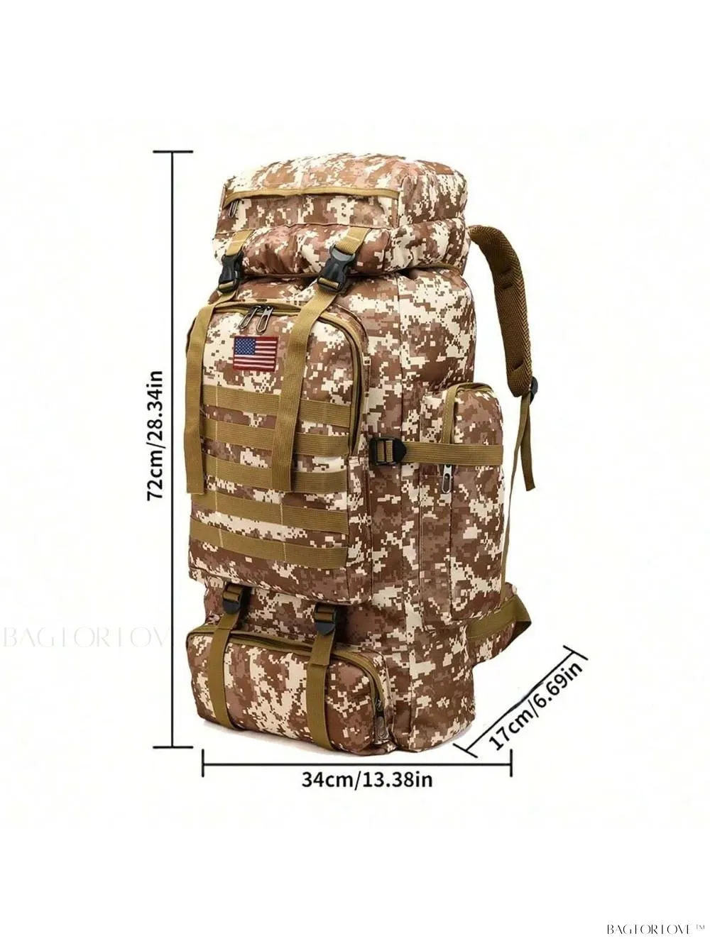 BagForLove - Extra Capacity Adventure Bag for Endless Explorations