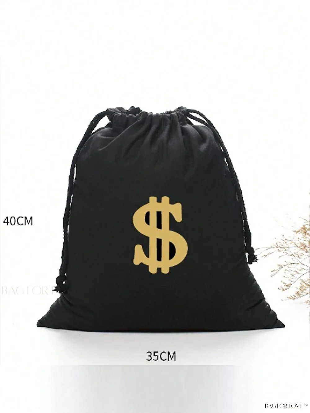 BagForLove - Glittering Canvas Cash Sacks for Ladies' Night Out