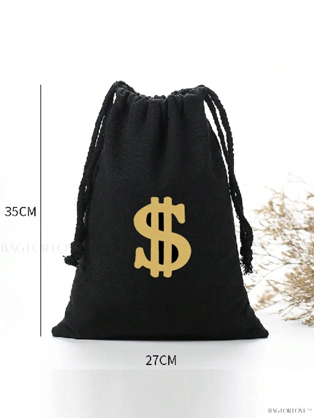 BagForLove - Glittering Canvas Cash Sacks for Ladies' Night Out