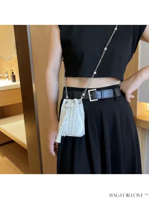 BagForLove - Korean Style Twist Bucket Bag: Versatile Fashion for Shoulder & Crossbody