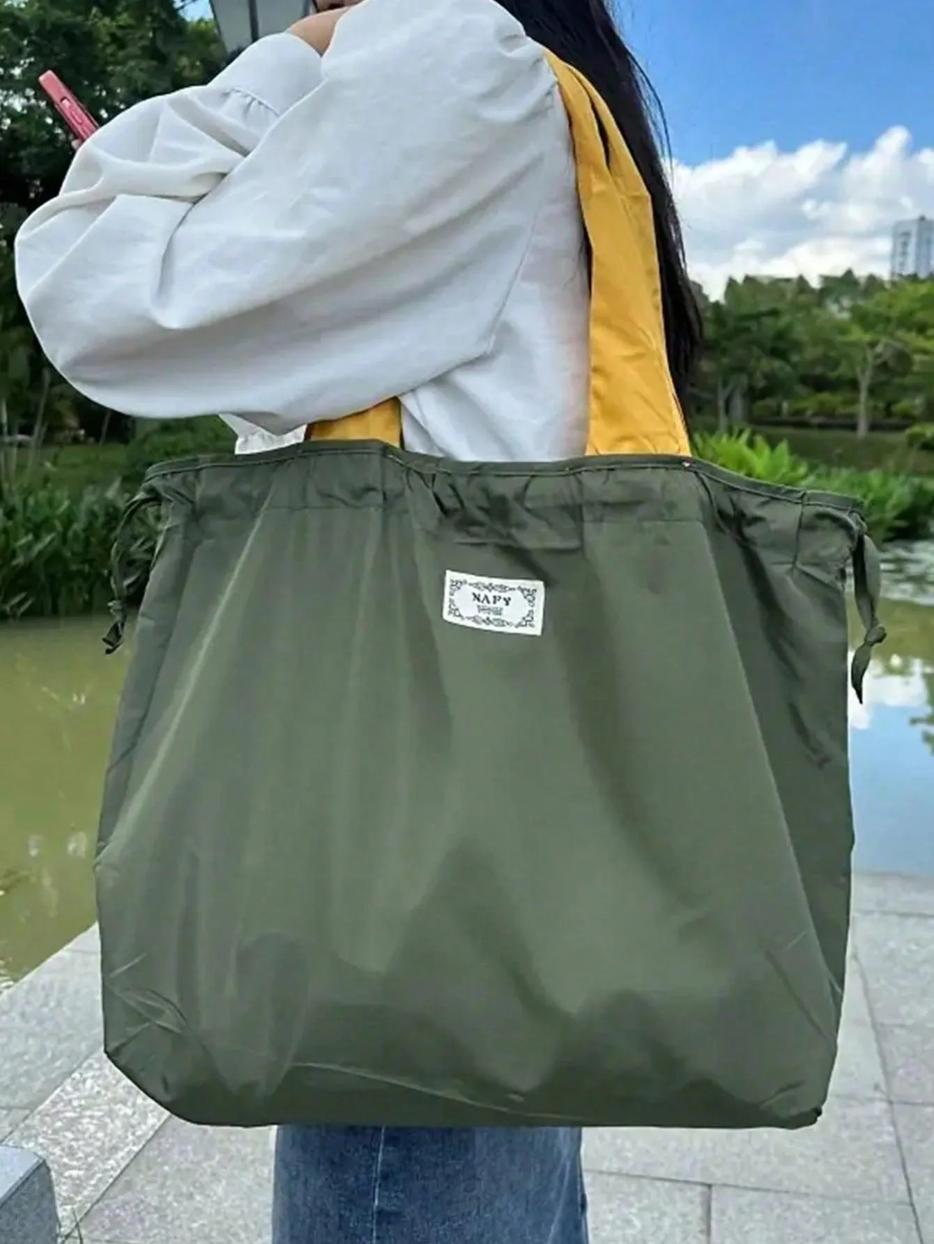 BagForLove - Lightweight Foldable Gym Tote Bag Perfect for Daily Use