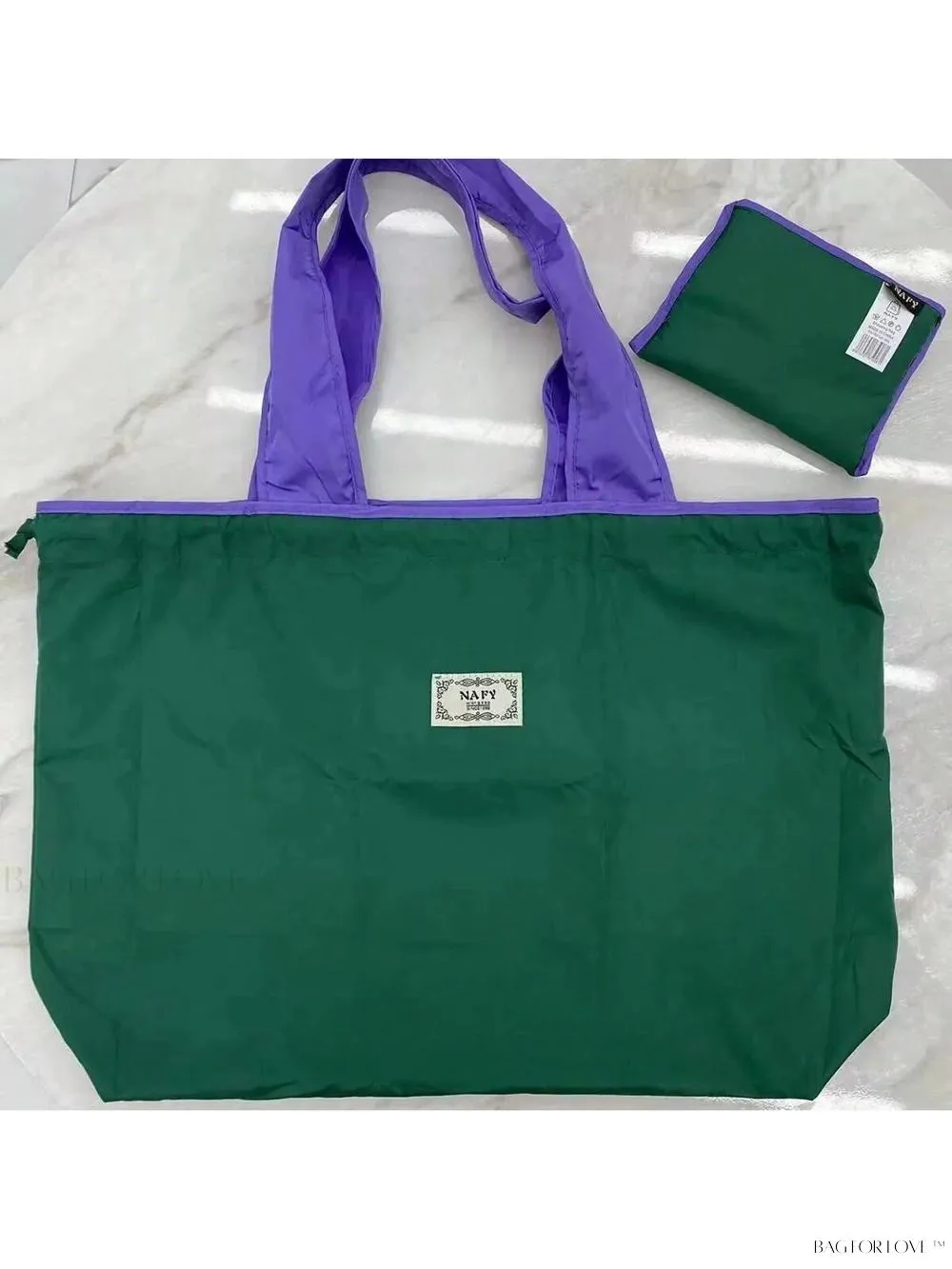 BagForLove - Lightweight Foldable Gym Tote Bag Perfect for Daily Use