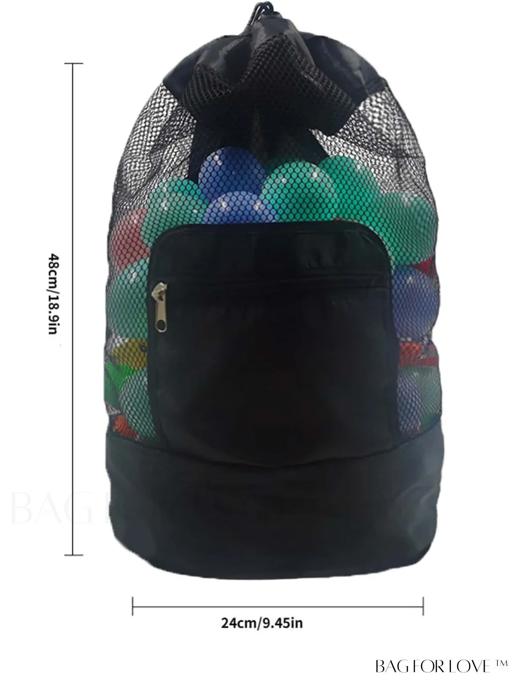 BagForLove - Portable Beach Toy Storage Backpack: Double-Shouldered, Practical & Spacious