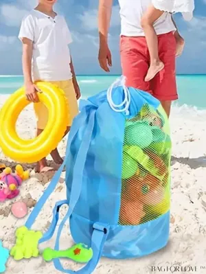 BagForLove - Portable Beach Toy Storage Backpack: Double-Shouldered, Practical & Spacious