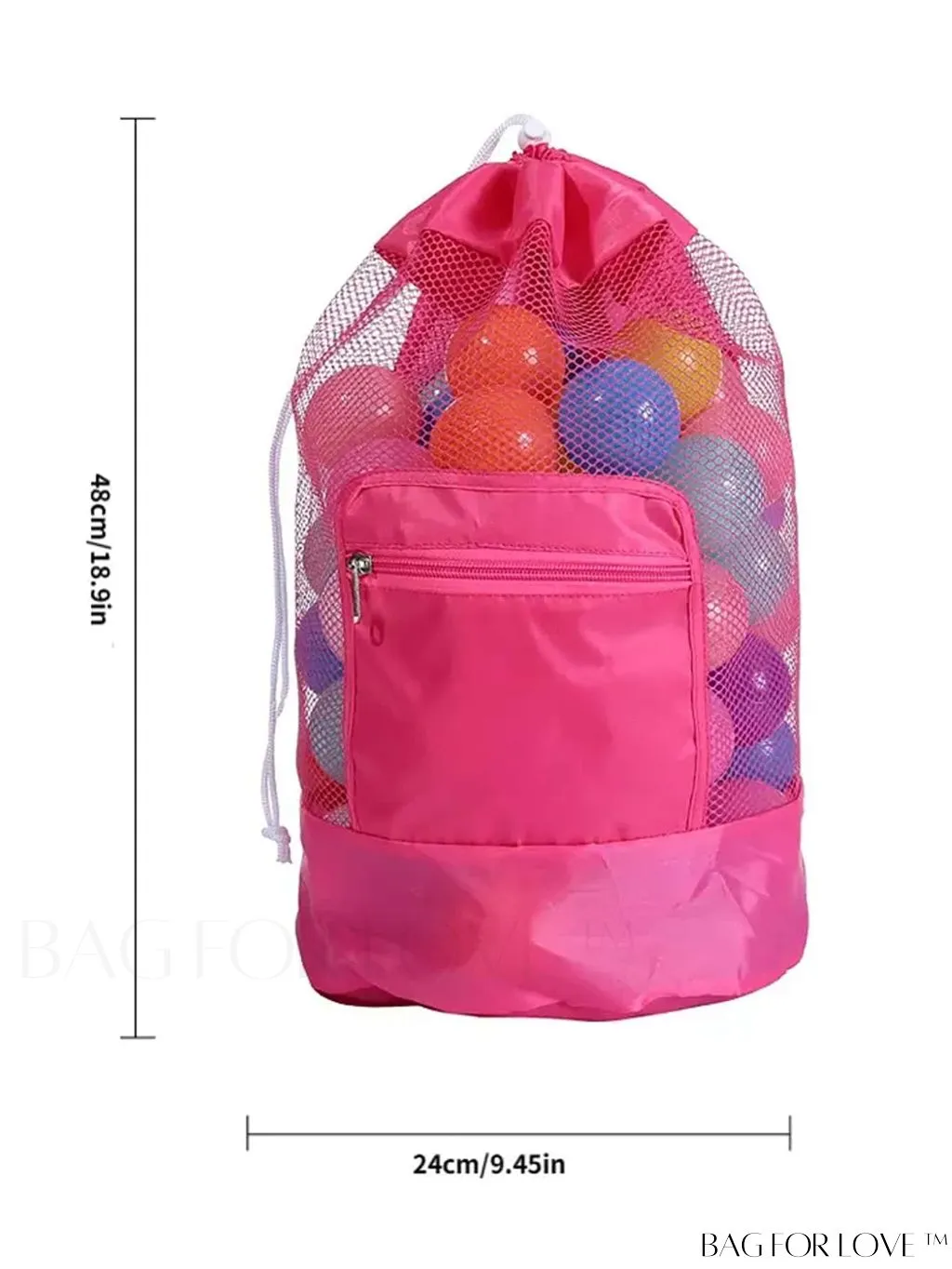 BagForLove - Portable Beach Toy Storage Backpack: Double-Shouldered, Practical & Spacious