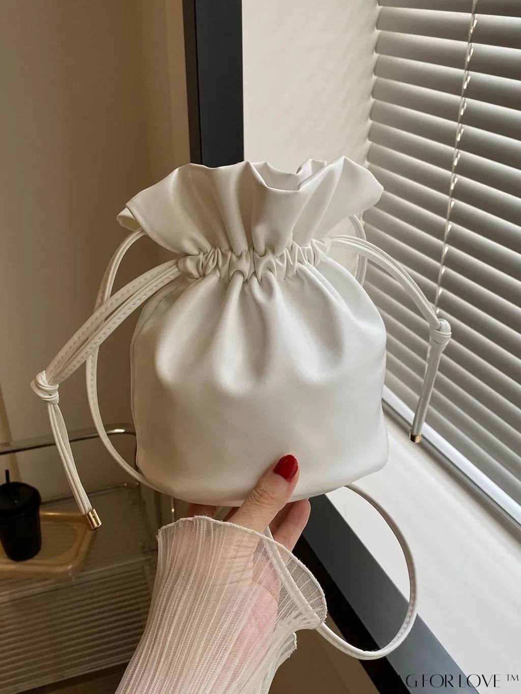 BagForLove - Stylish Korean Ruched Bucket Bag - Versatile & Adorable
