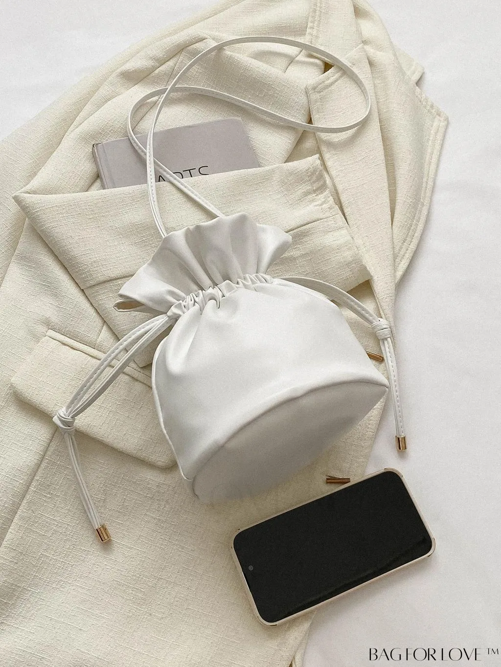 BagForLove - Stylish Korean Ruched Bucket Bag - Versatile & Adorable