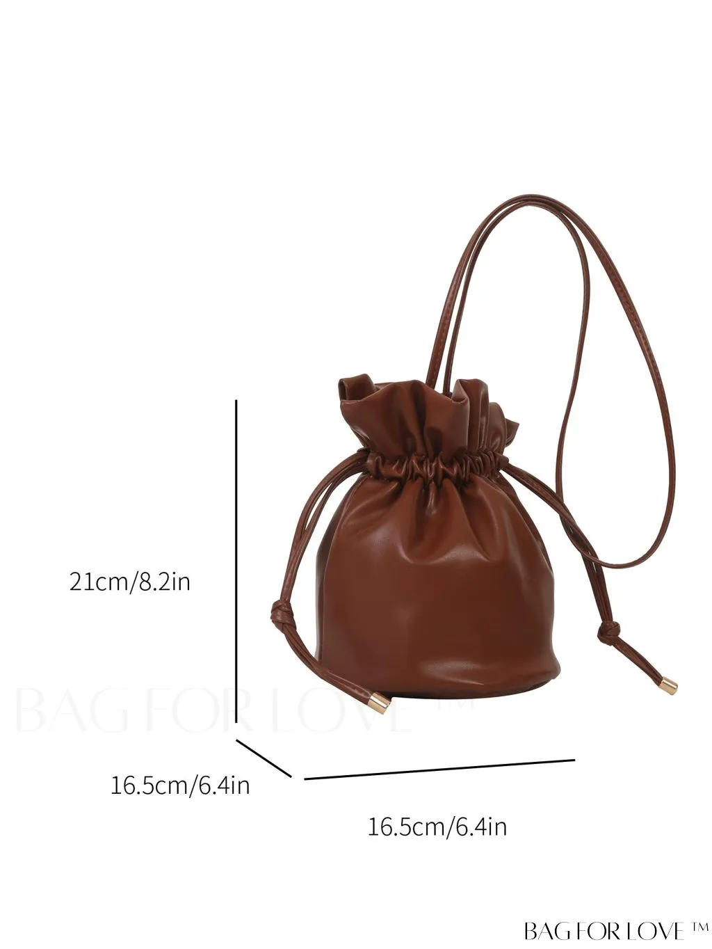 BagForLove - Stylish Korean Ruched Bucket Bag - Versatile & Adorable