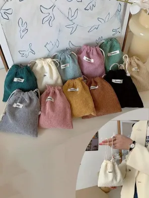 BagForLove - Travel-Sized Makeup Storage Pouch with Drawstring Flap